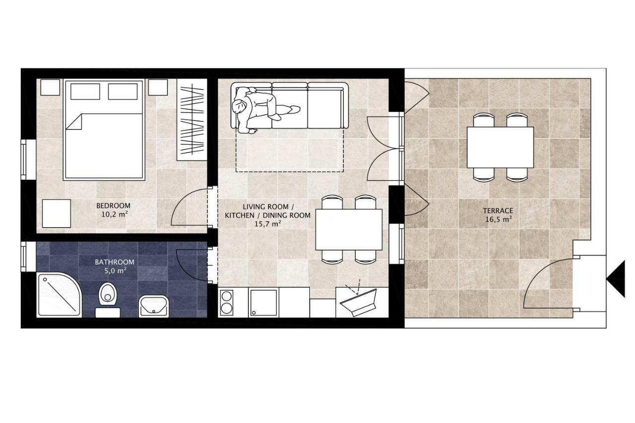 Apartments Kala Mendula Sutivan Zewnętrze zdjęcie